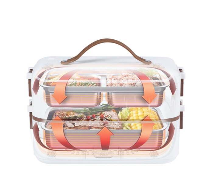 White Electric Lunchbox