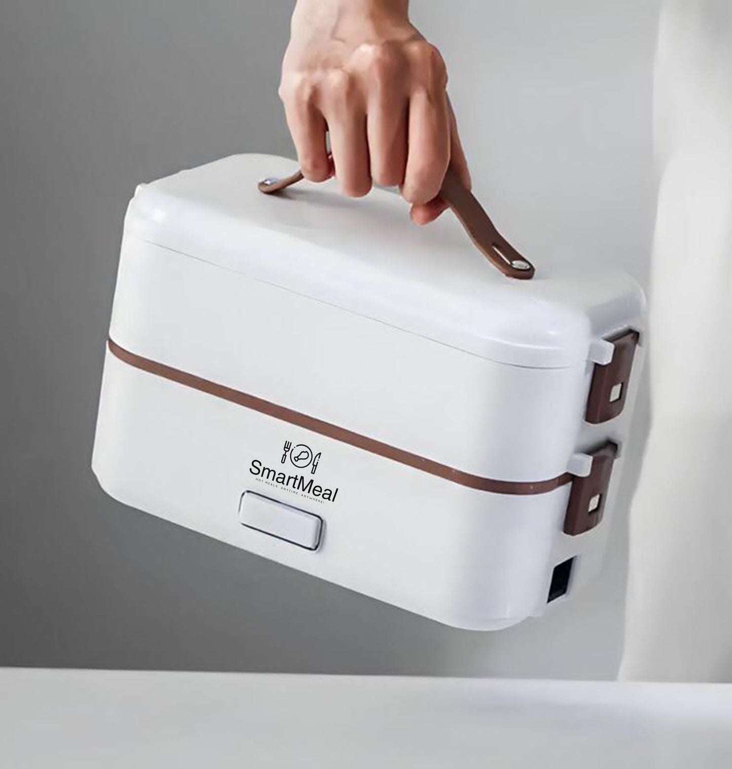 White Electric Lunchbox